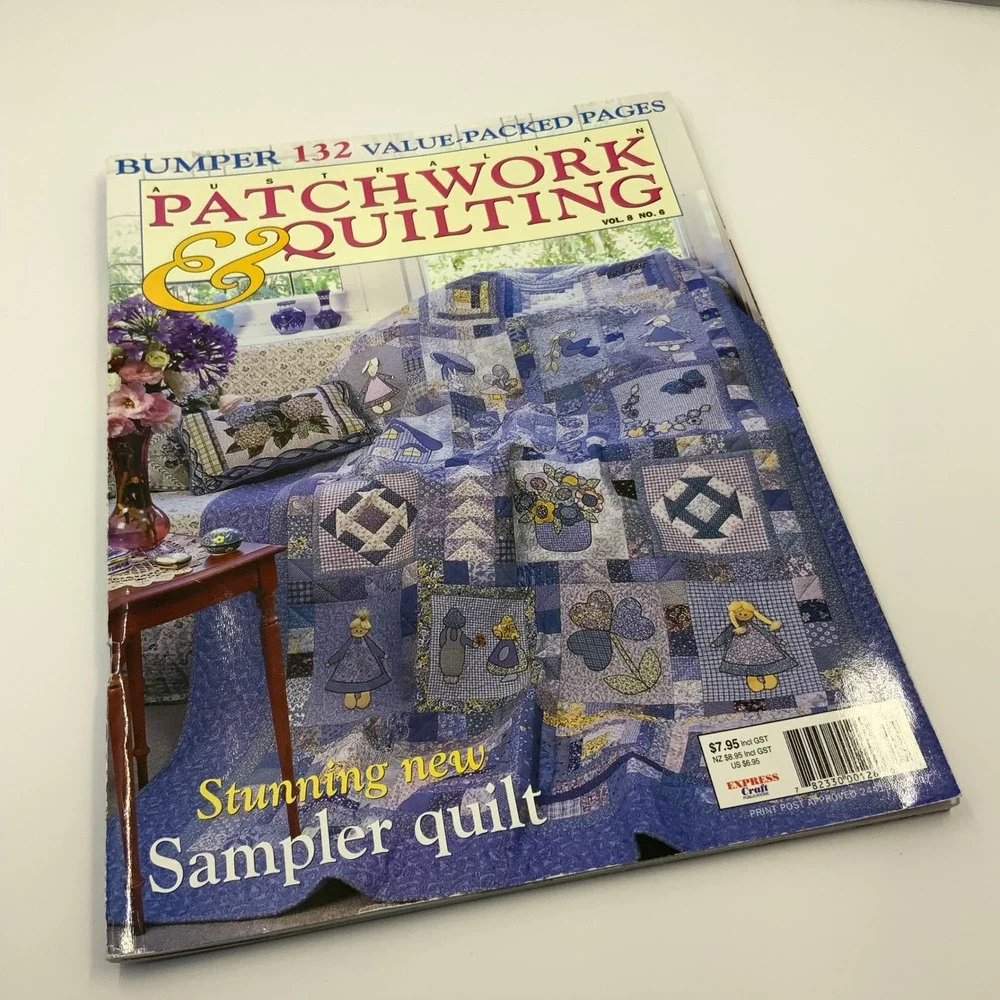 Australian Patchwork & Quilting Magazine‎ Vol 8 No 6 Sampler Quilt Patterns 2000